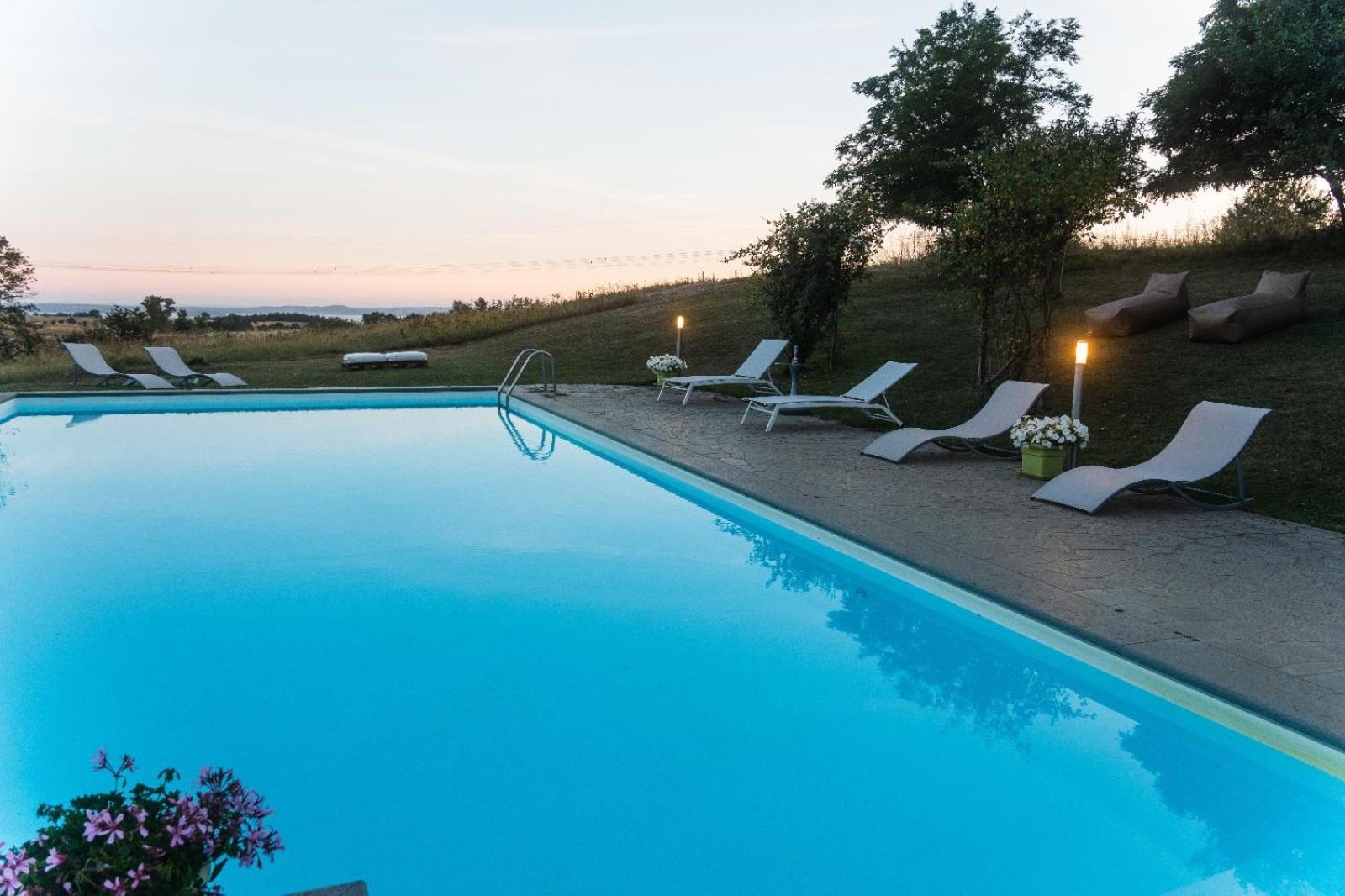 Collina Blu Panzió Bolsena Kültér fotó