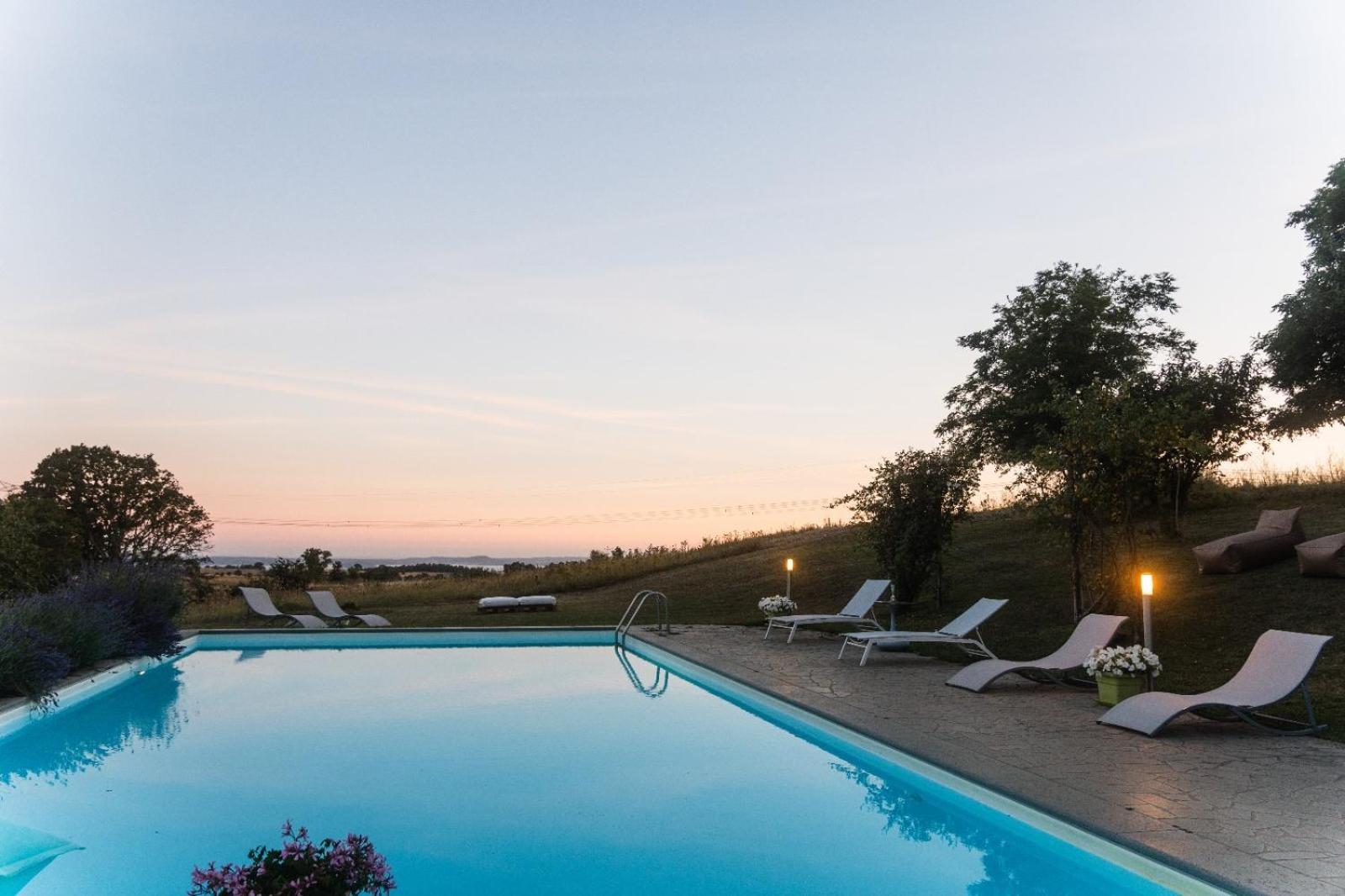 Collina Blu Panzió Bolsena Kültér fotó